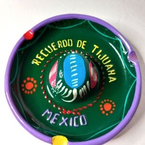 Colorful Made in Mexico Ashtray
